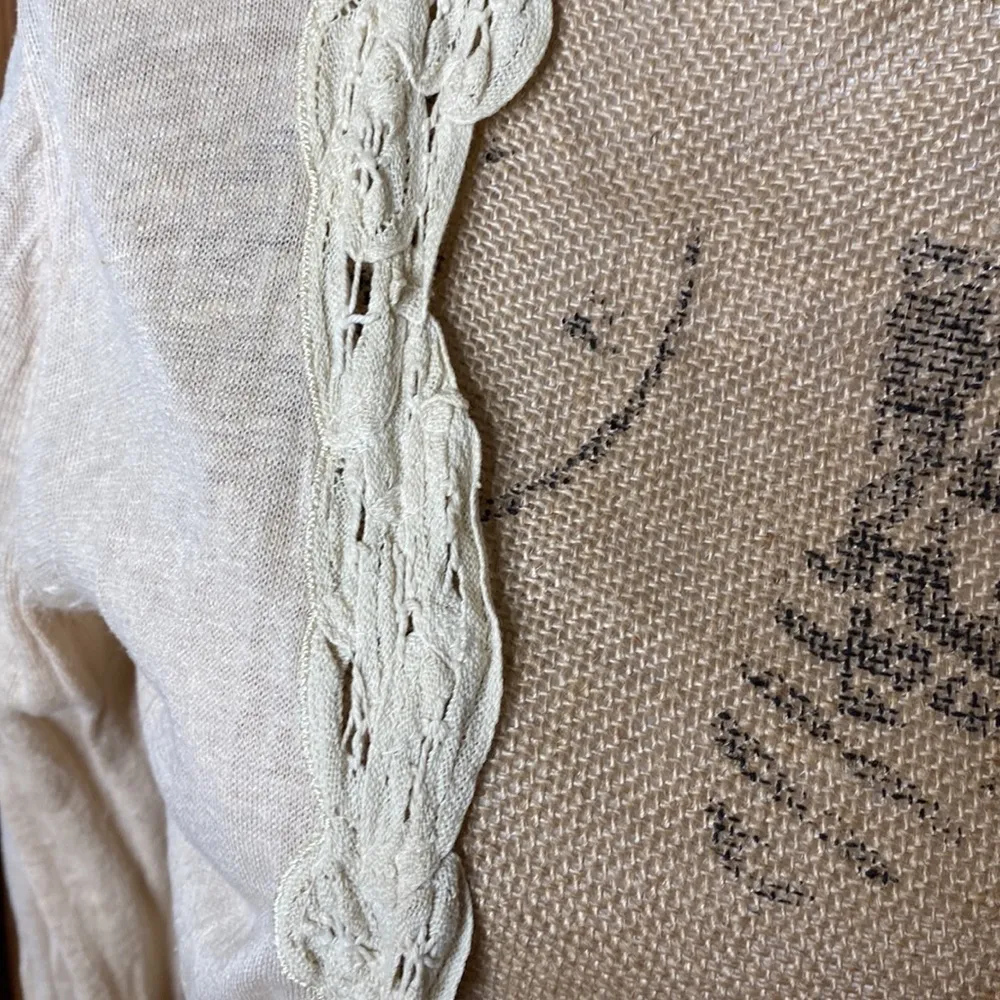 MNG Suit by Mango Cream Cardigan Size M - Image 2