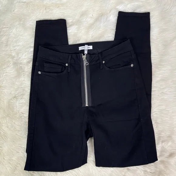 Good American Good Waist Exposed Zipper High Rise Skinny Jeans Size‎ 8/29 - Image 9