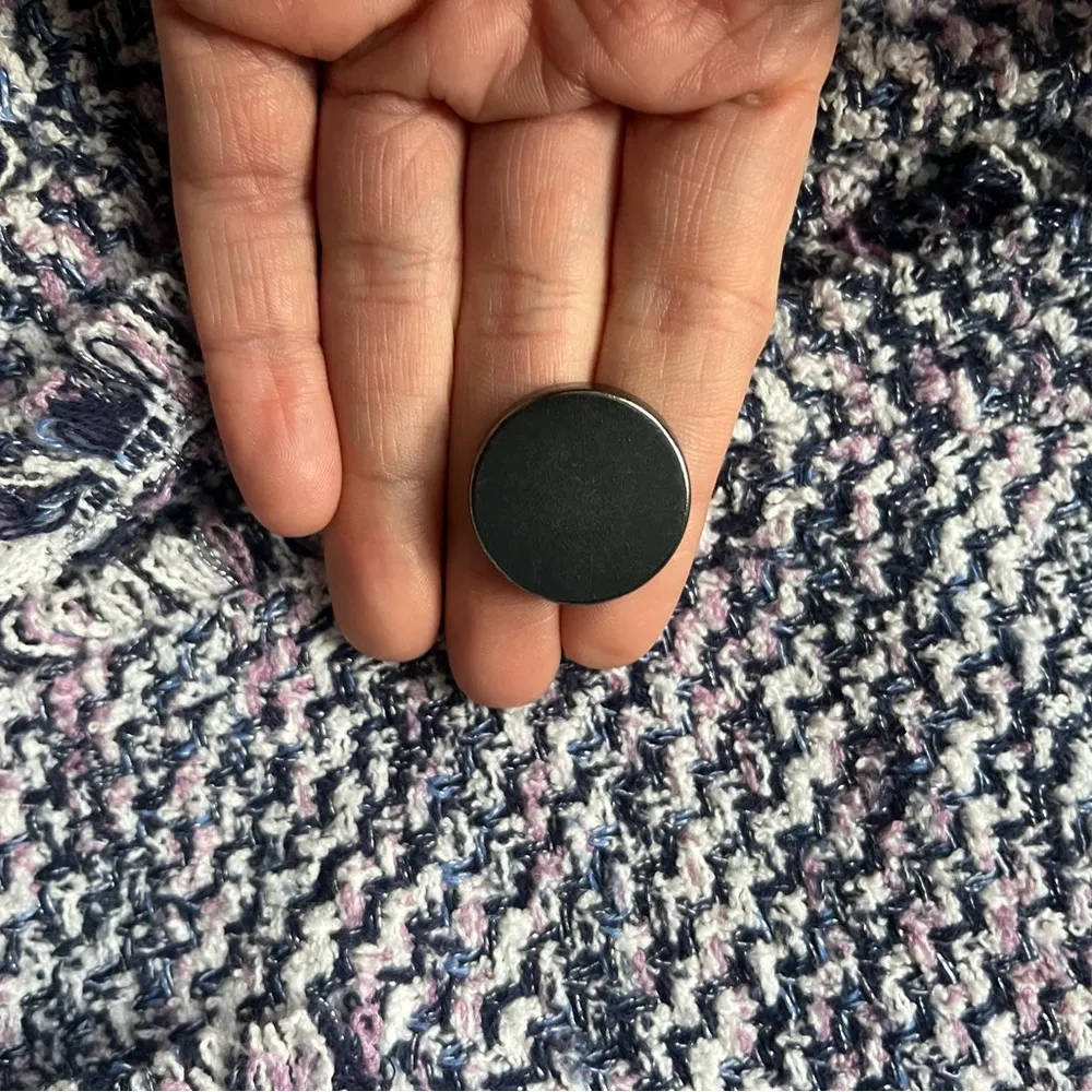 Chico’s Soft Tweed Blazer Pink Blue Frayed Hem Career Work Casual Size 0 (S) - Image 9