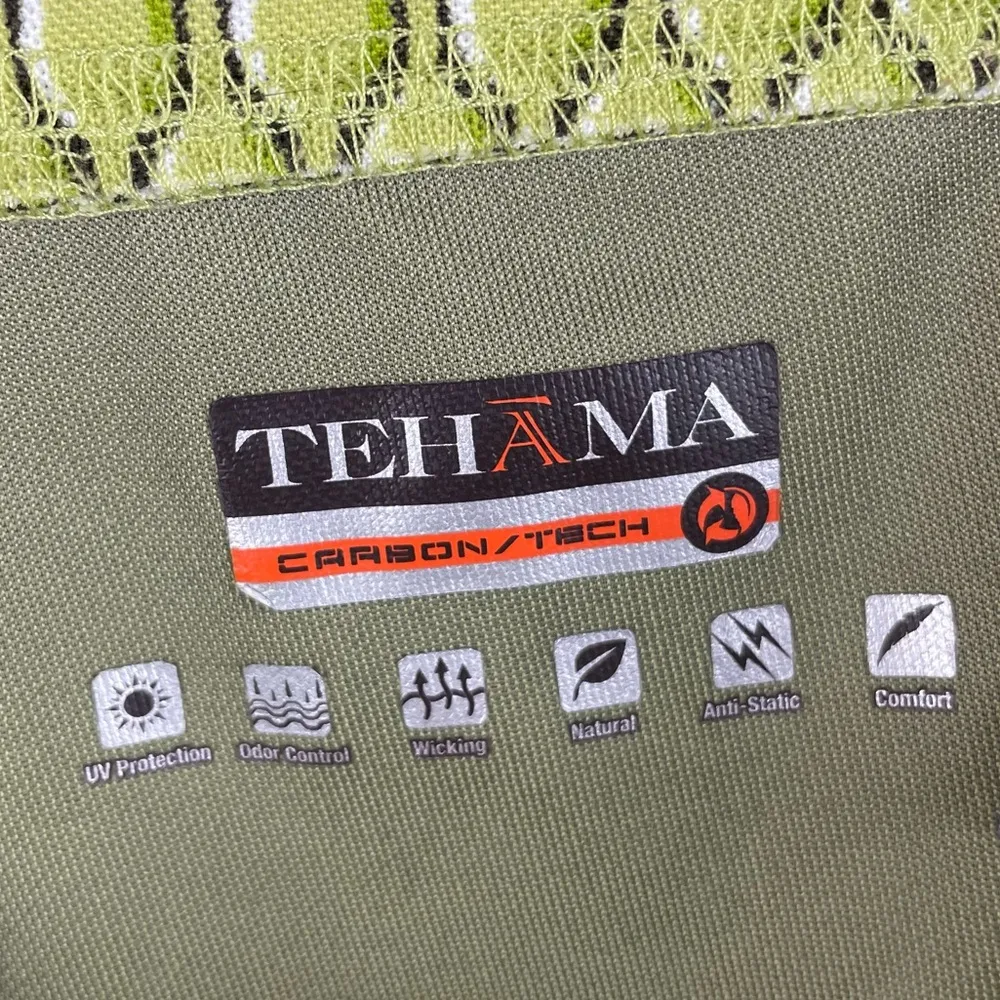 Tehama Carbon Tech Skort Women's Size Large UV Protection Bamboo Natural Green - Image 5