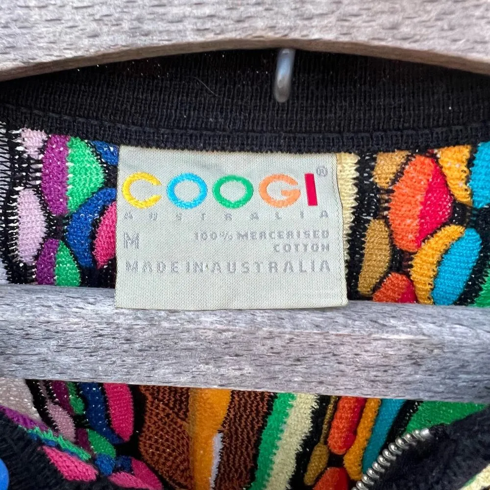 Coogi Australia Primary Color Abstract Weave Tunic Sweater Bold MEDIUM - Image 10