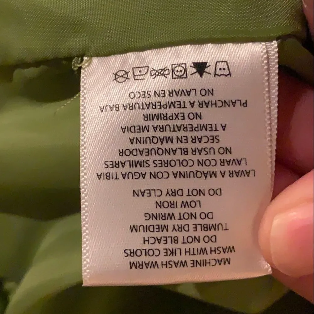 ✨Faded Glory Green puffer vest - Image 7