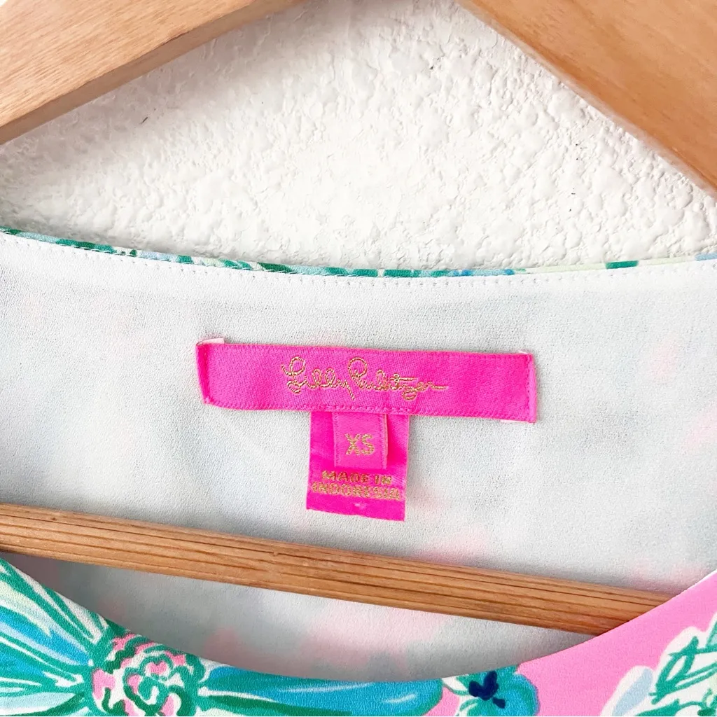 Lilly Pulitzer Darlah Lileeze Top in Soleil Pink Good Haré Day - Image 3