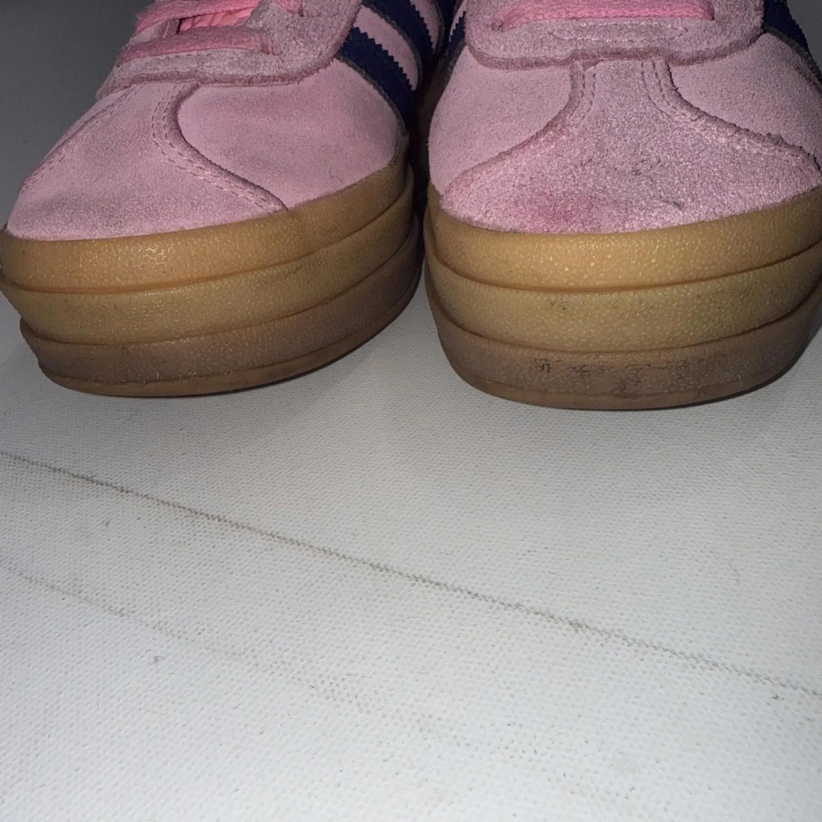 Adidas Gazelle Bold Pink Glow Victory Blue Platform Shoes Sneakers Women’s 5.5 - Image 9