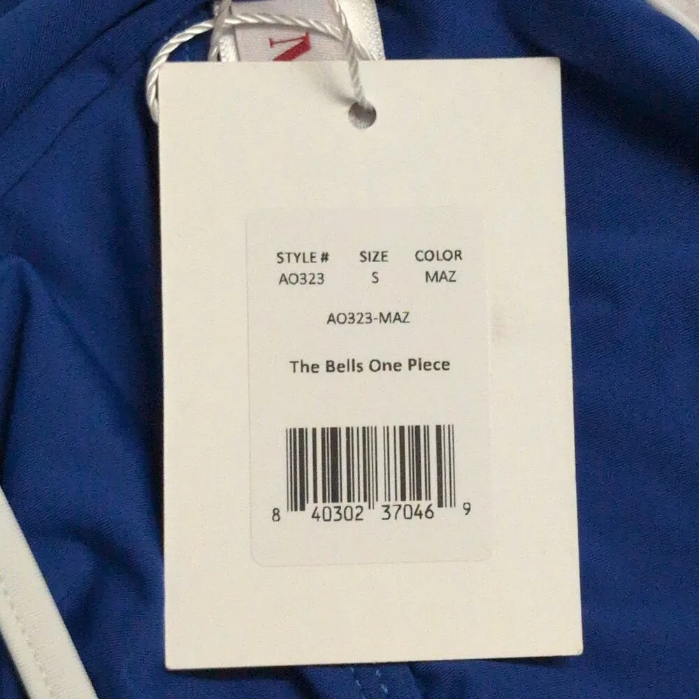 Mindy x Andie Bells One Piece Mazarine (Blue) Swimwear Bathing Suit Size S New - Image 11