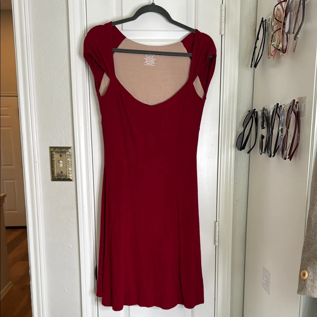 OGL ribbed short skirt dress Red Size L - Image 2