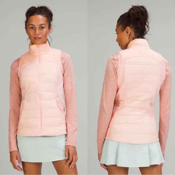 Lululemon Women’s Goose Down Feathers for It All Vest Full Zip in Pink Mist 6 - Image 2
