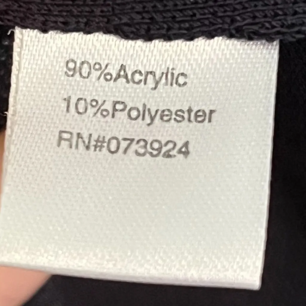 Ming Wang navy wide strap tank blouse size large designer basic capsule wardrobe - Image 8