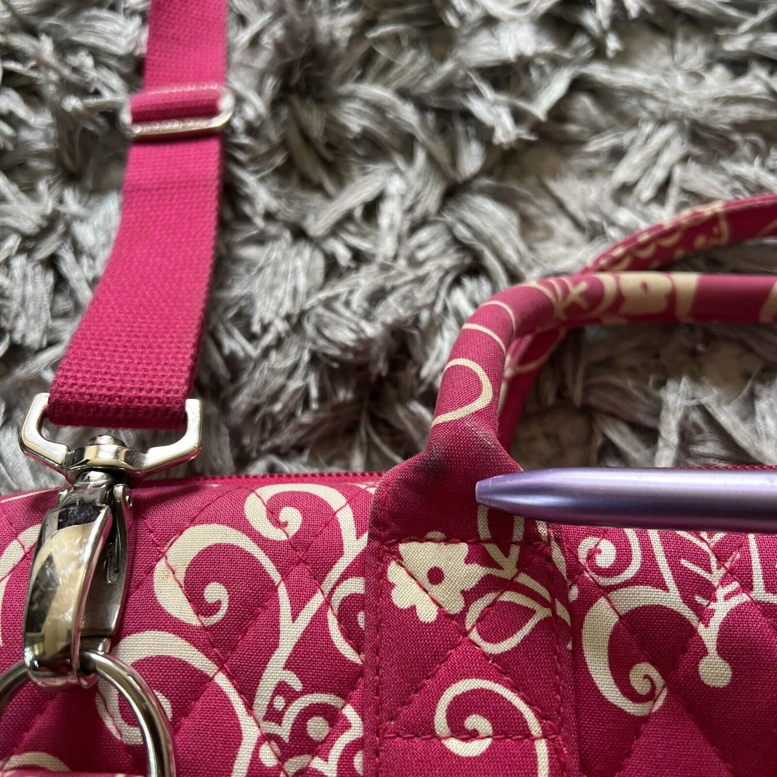 Vera Bradley Twirly Birds Pink Hardshell Laptop‎ Case - Image 11