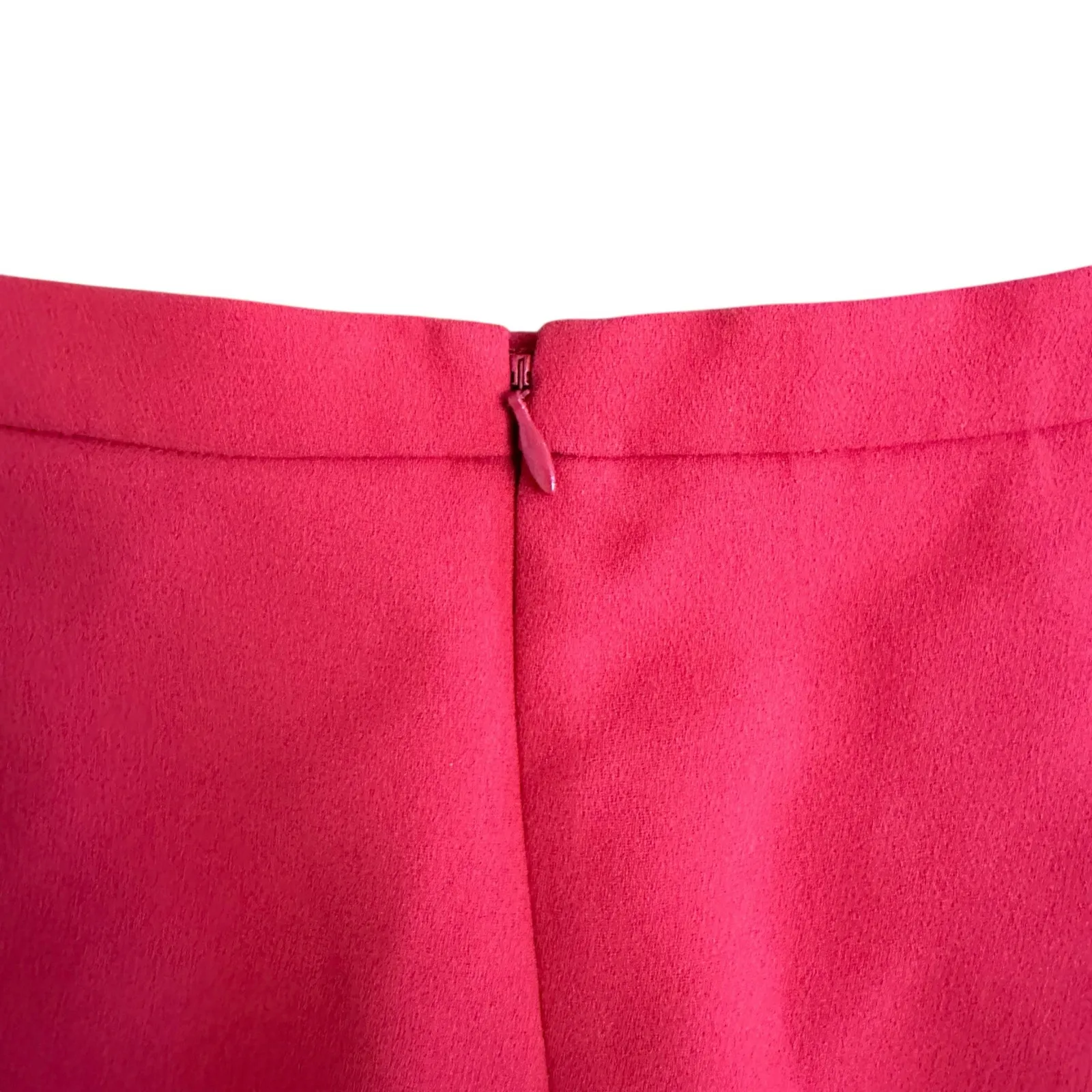 J.Crew Red Flounce Mini Skirt Women’s Size‎ 2 Fit & Flare A - Image 6