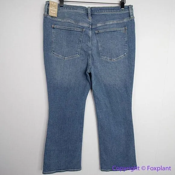 NEW Madewell‎ Cali Demi-Boot Jeans in Dorrance Wash: TENCEL™ Denim Edition, 32 - Image 9