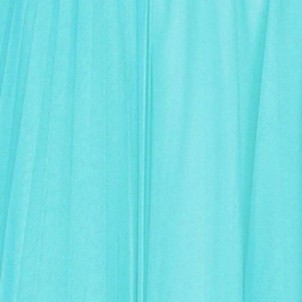 Patrizia Pepe Tulle Knee length skirt Turquoise size 10 Blue - Image 5