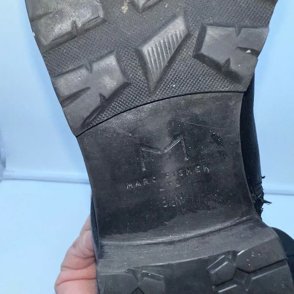 Marc Fisher Women's Black Misty Leather Knee High Riding Boots - Image 13