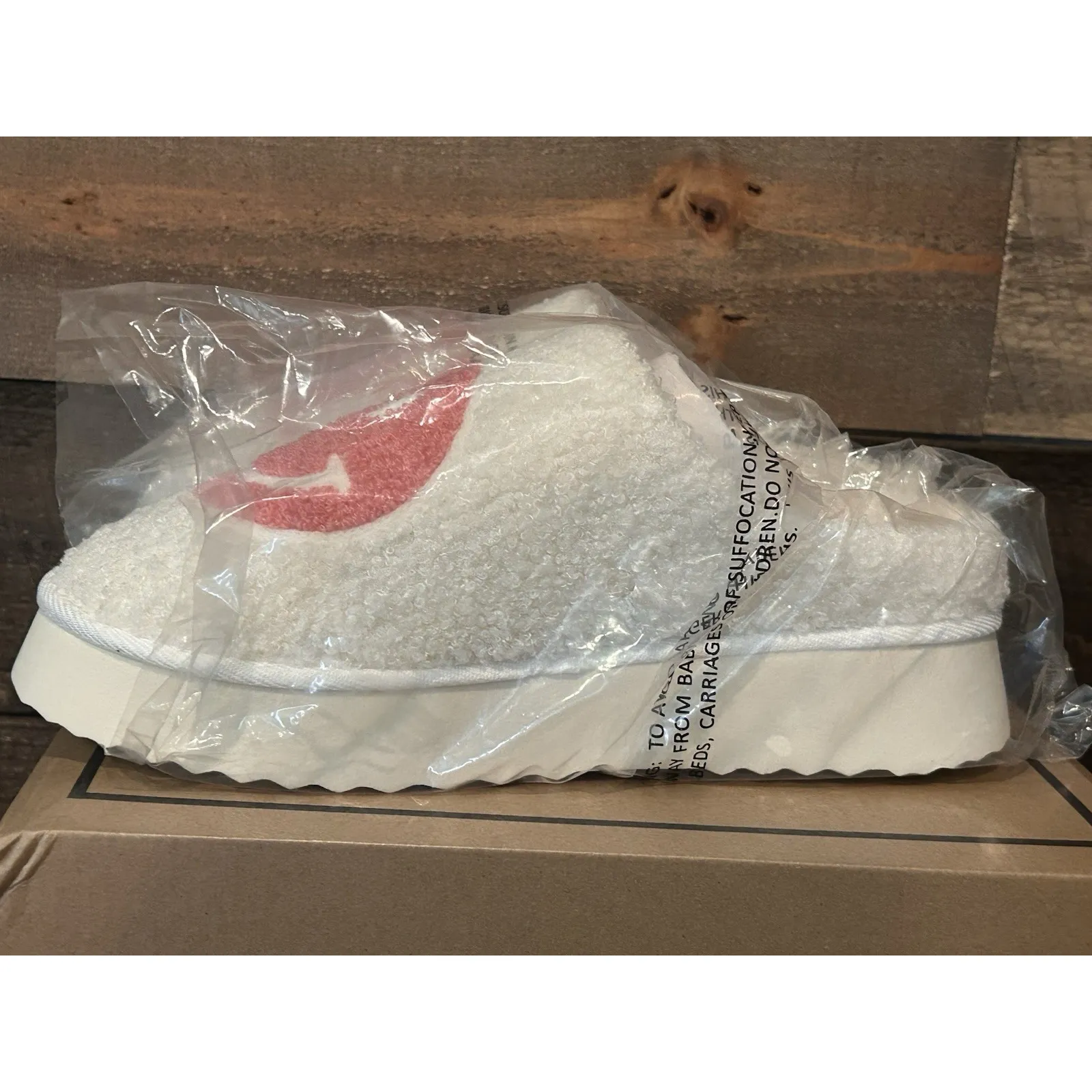 NIB MIA Icicle Cream And Pink Watermelon Smiley Face Slippers‎ Size 10 - Image 4