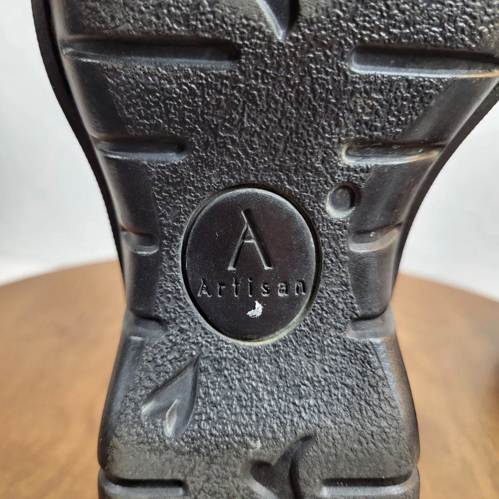 Clarks Artisan Womens Shoes 7.5 Burgandy Weaved Leather Buckle Slip‎ On Mules - Image 7