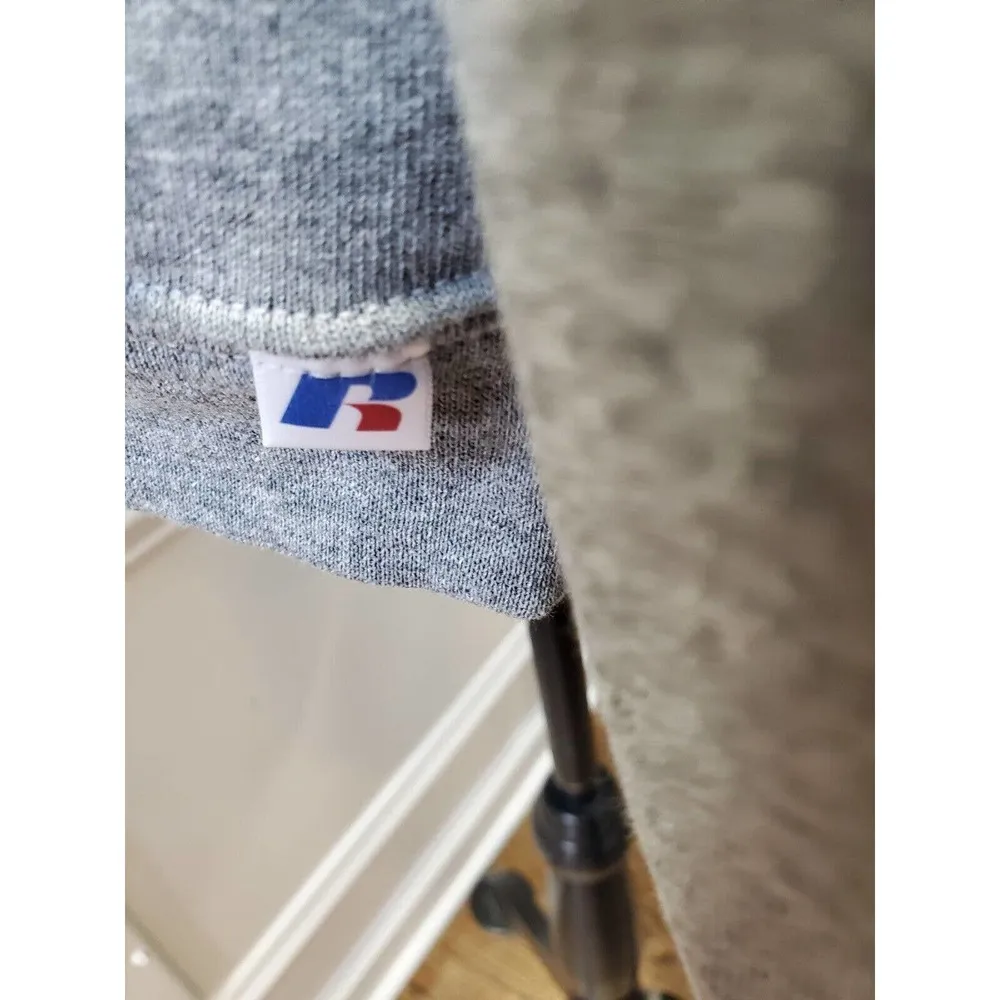 Russell Athletic Russell Women's Solid Gray Polyester Long Sleeve Round Neck Pullover Sweater S - Image 6