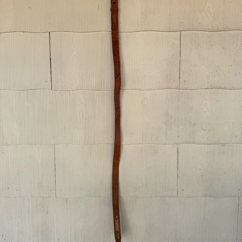 Texas Ranger by Tex Tan Tooled Cowhide Belt Brown - Image 7