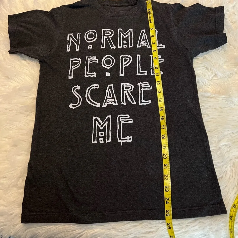 AHS American Horror Story Normal People Scare Me T Shirt Lightweight Thin Fabric Black - Image 4