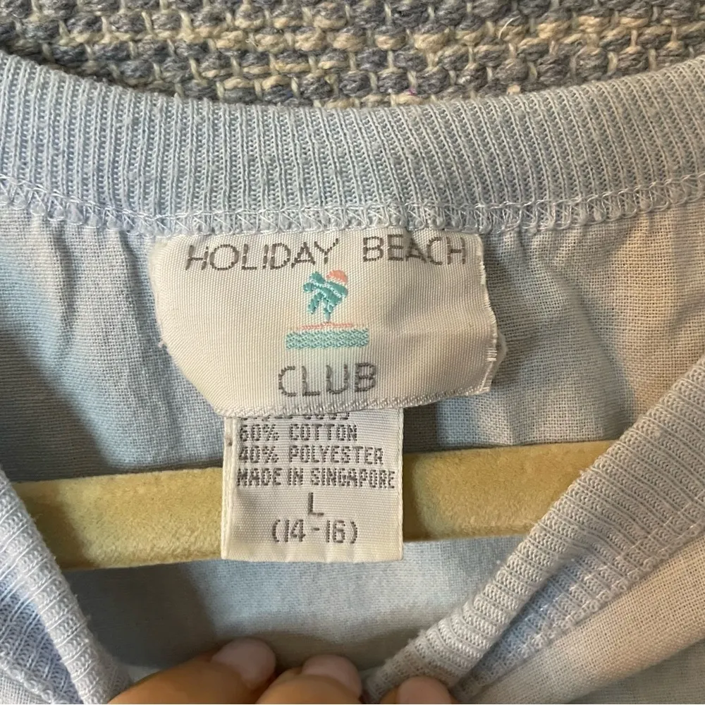 Holiday Beach Club Vintage Patchwork Top Large - Image 4