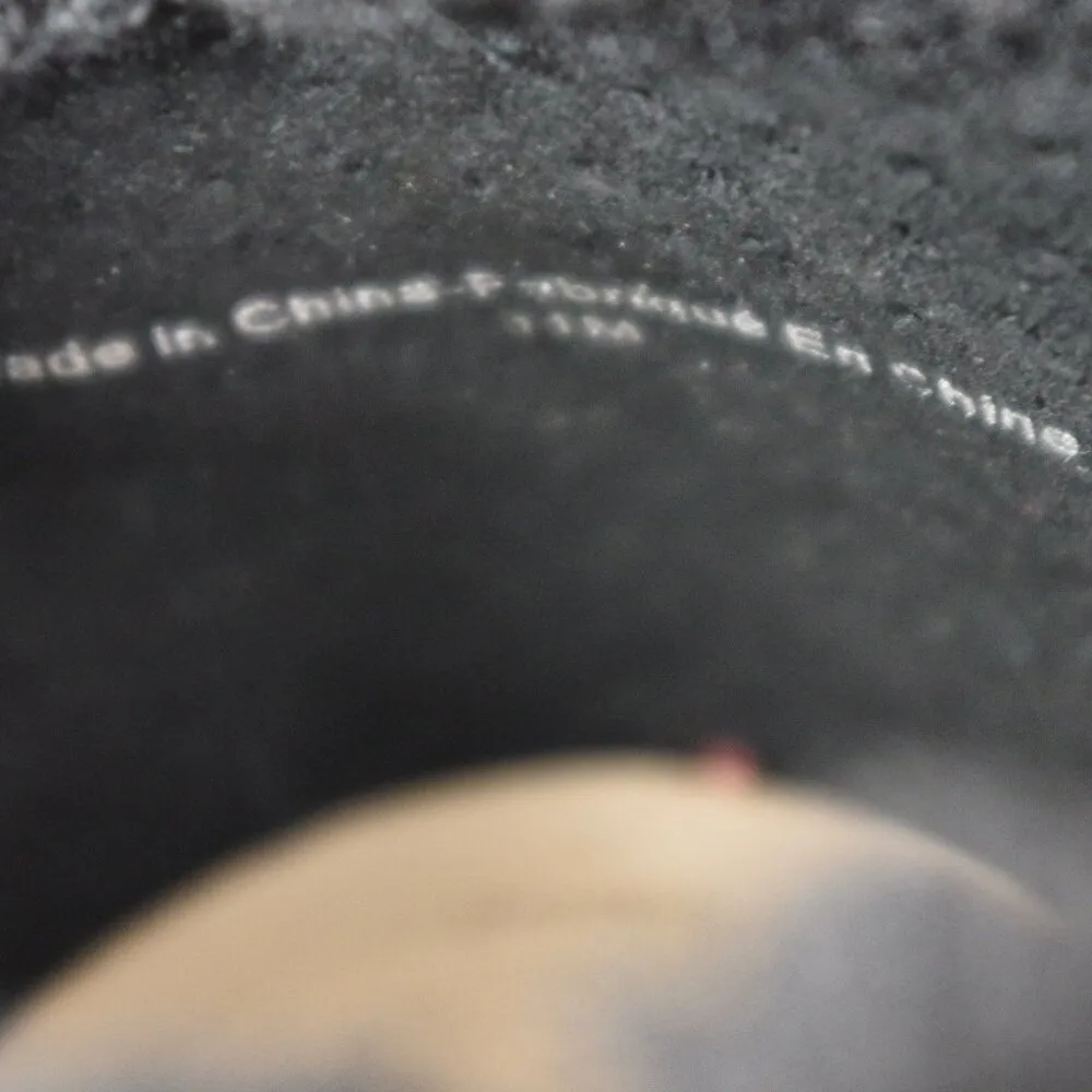 Saks 5th Avenue Saks Fifth Avenue Black Suede Insulated Wedge Chelsea Bootie 11M - Image 3