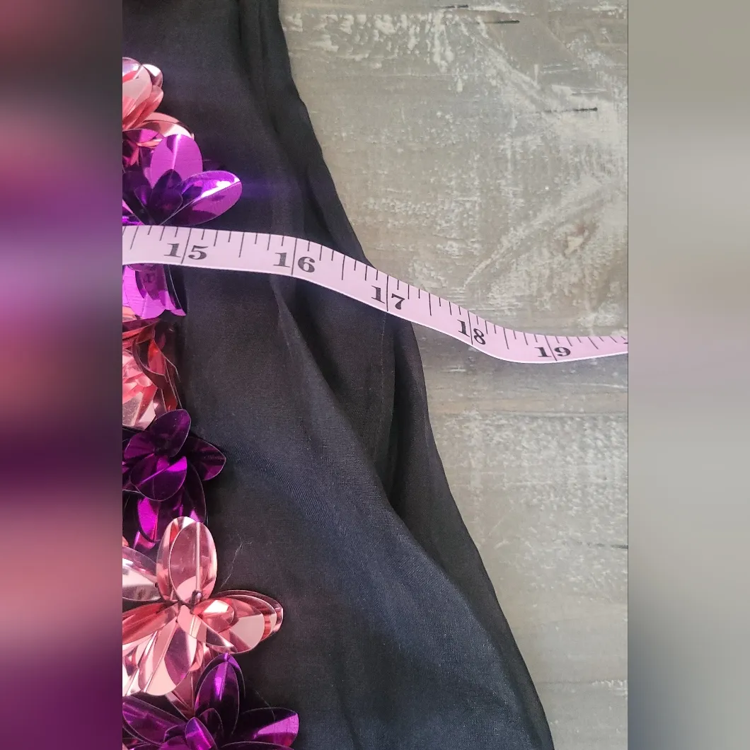 ERIN by Erin Fetherston fuschia and black embellished cocktail dress Size 8 - Image 11