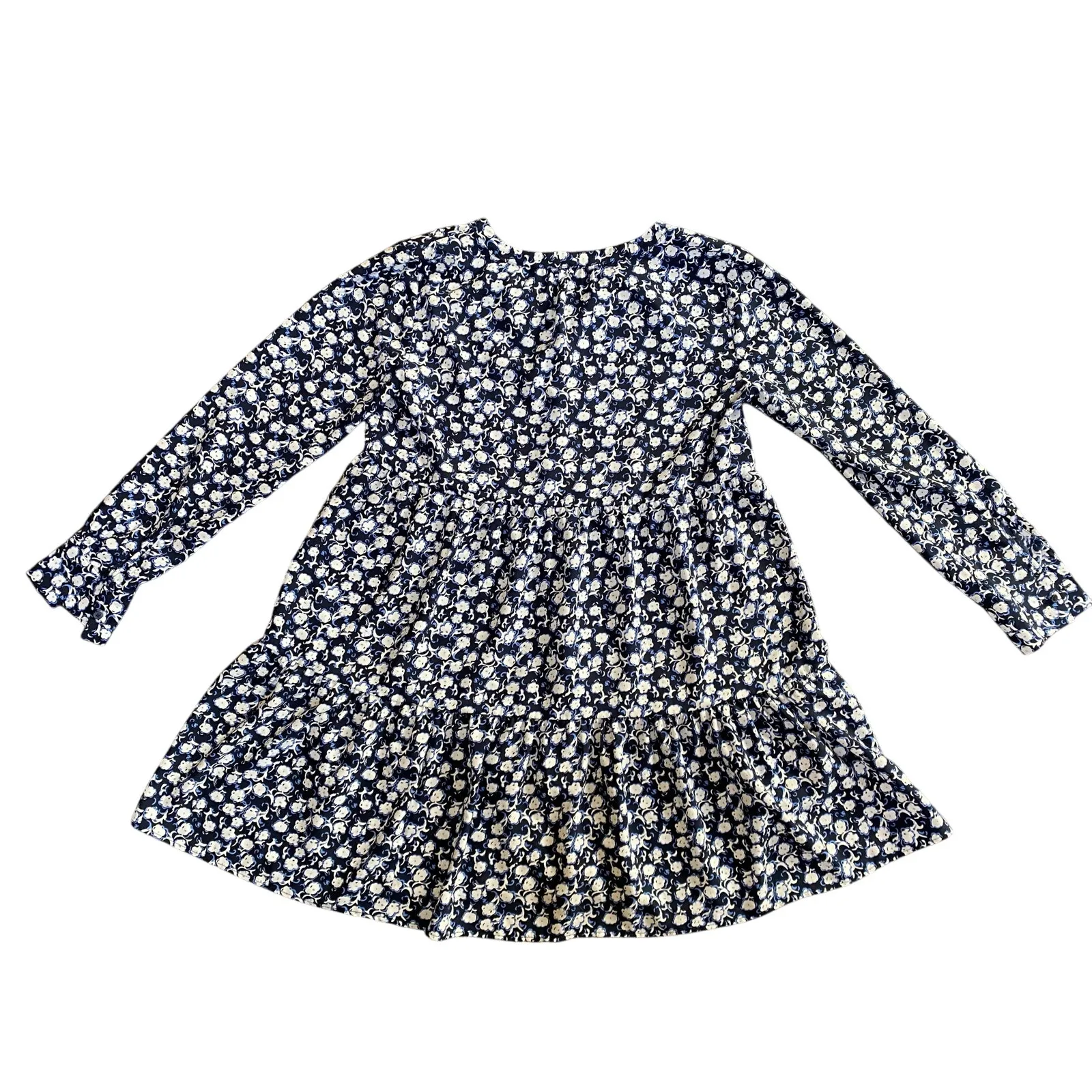 LOFT Outlet‎ Women's Floral Georgette Prairie Mini Dress - Image 4