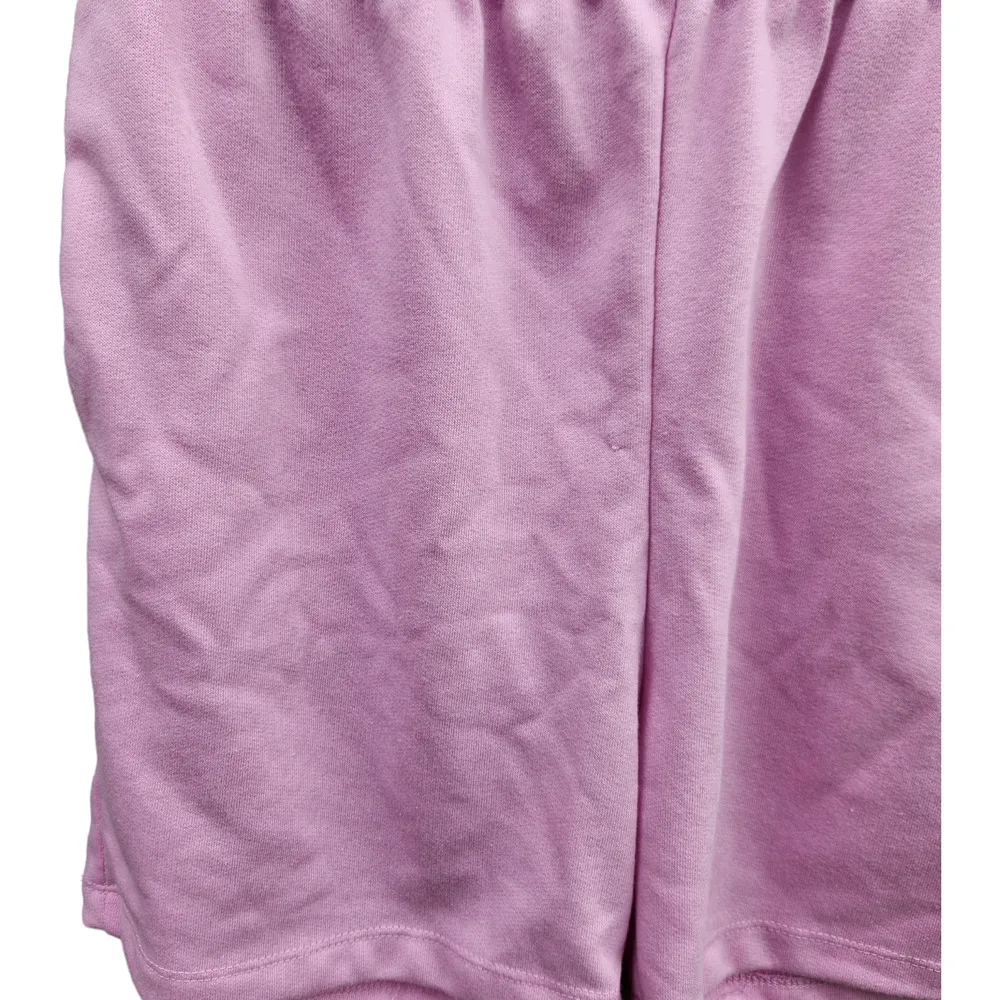 Circle X Cozy Shorts Womens Medium Pink Lavender Elastic Waistband Pockets - Image 5