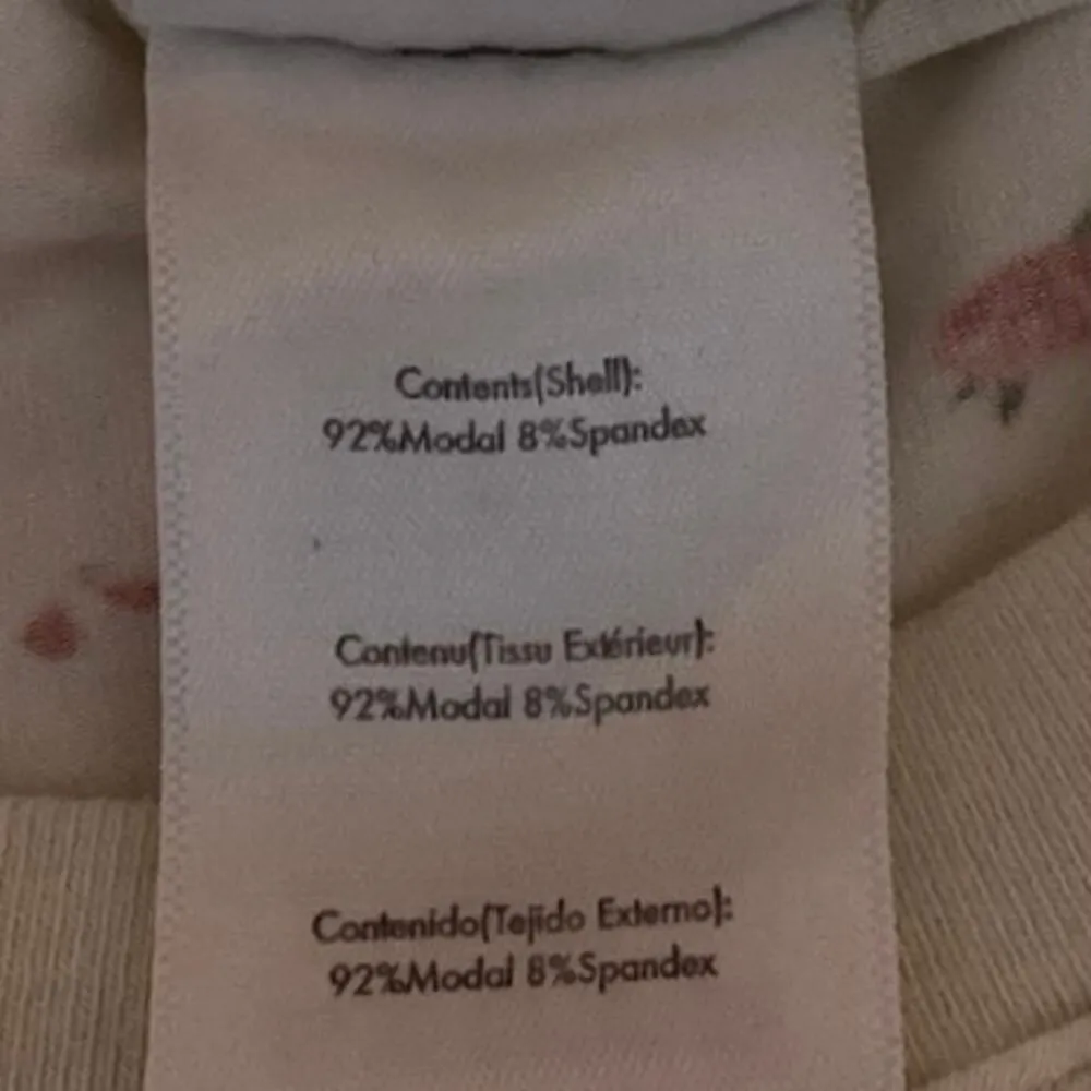 WeWoreWhat Women's Cream Floral Print Short Sleeve Baby Tee T-Shirt Top Size S - Image 5