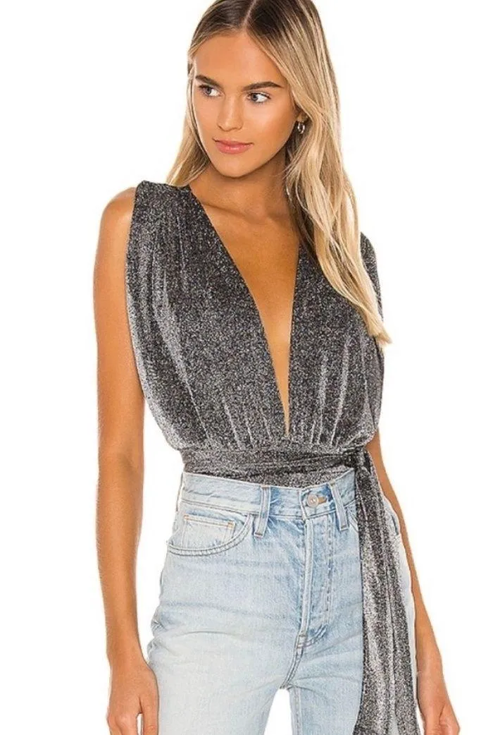 superdown Revolve  Sparkle Bodysuit - Image 2