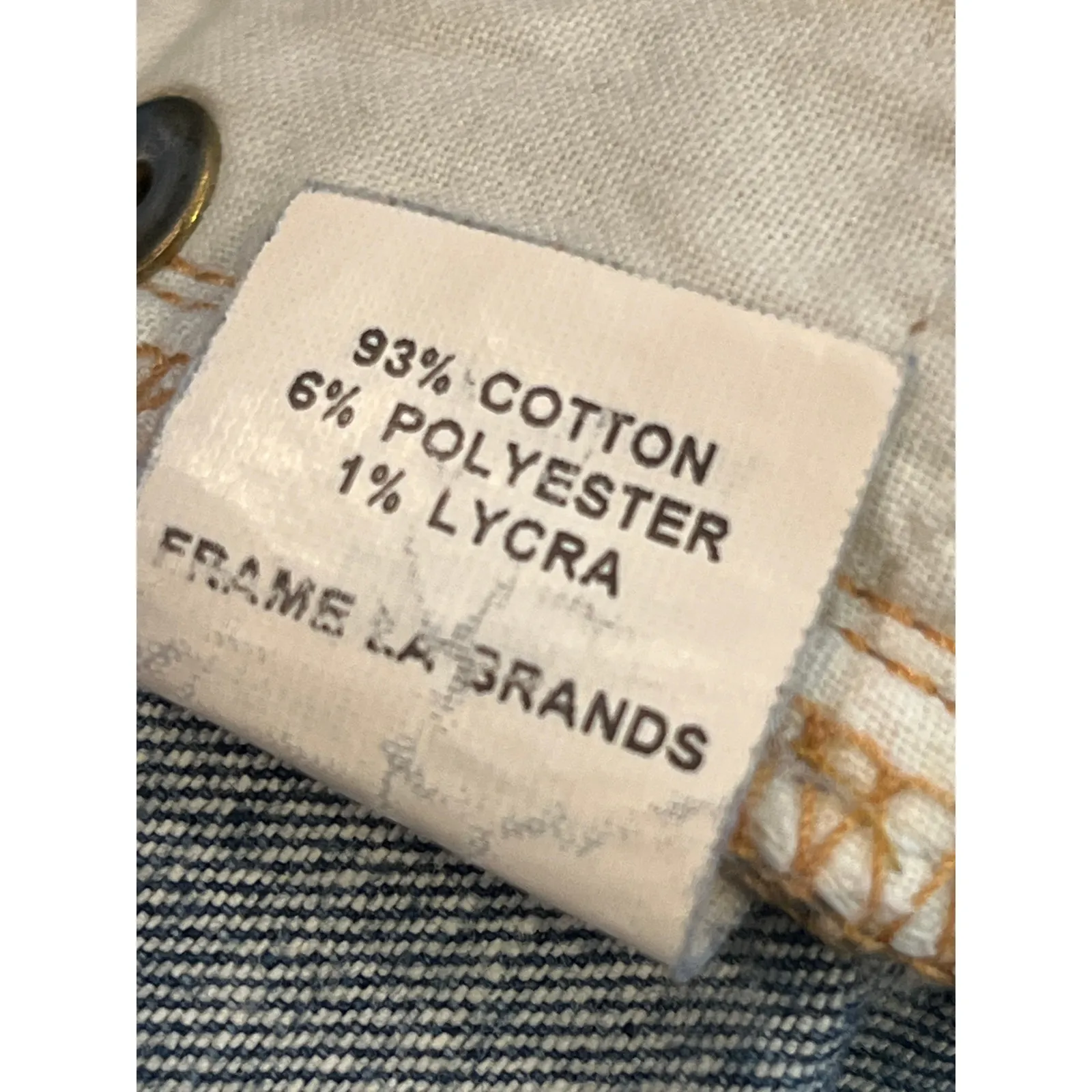 FRAME Le Garcon Size 26 Blue Distressed Boyfriend Jeans - Image 9