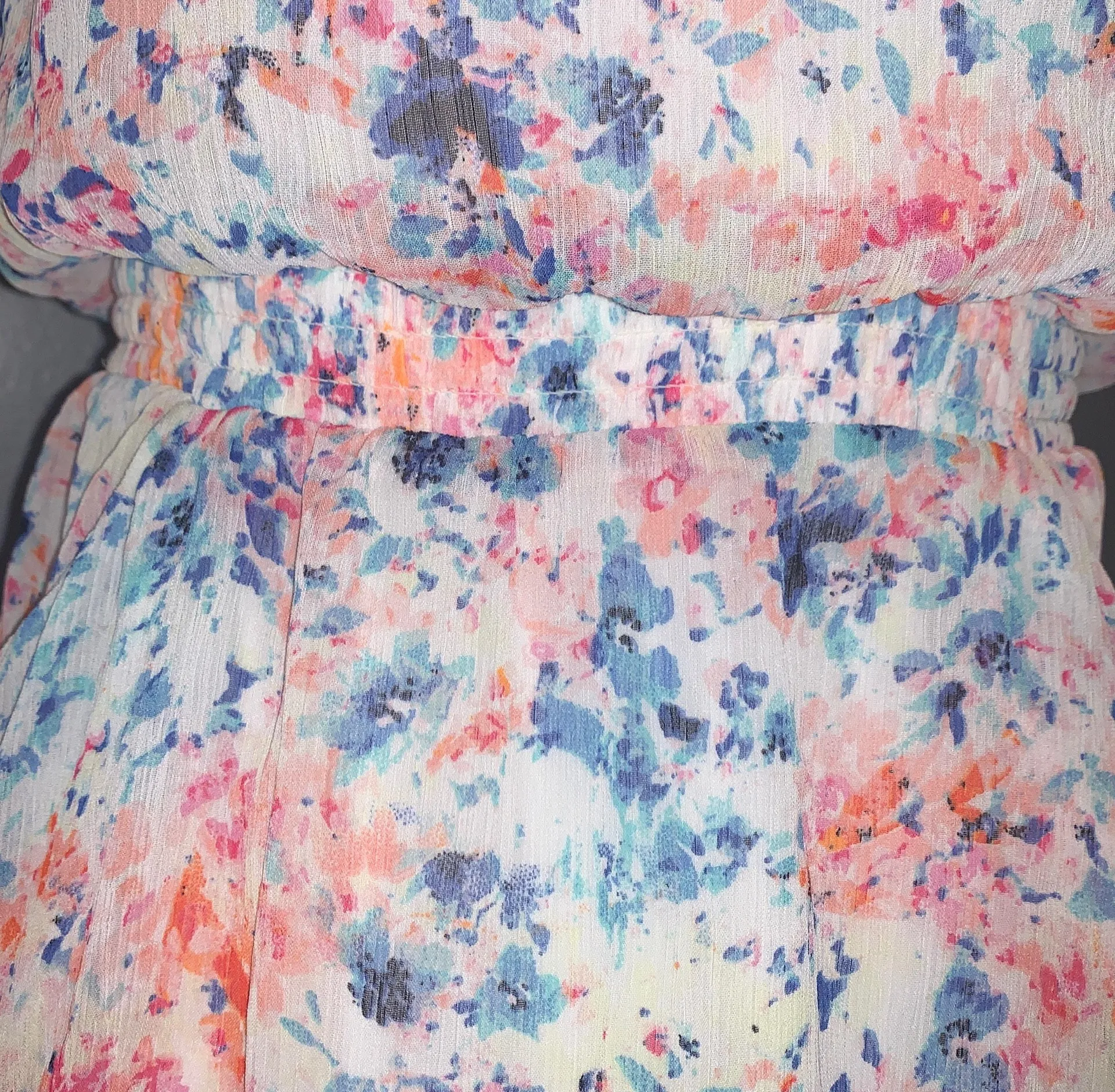 floral multicolor dress size 1 - Image 4