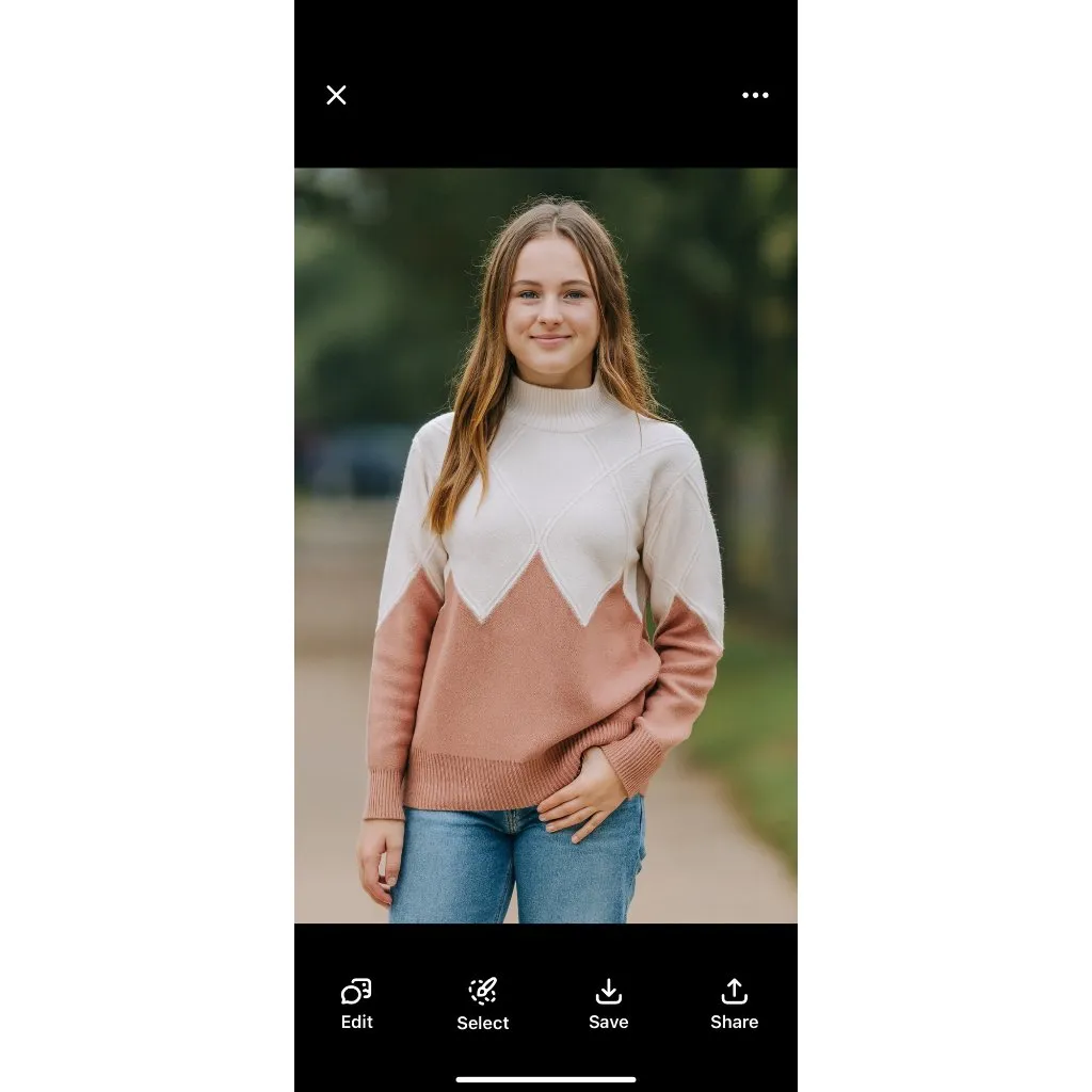 Alfani Size L Turtleneck Rayon Polyester Nylon Long Sleeves Sweater MRSP 79.99 - Image 9