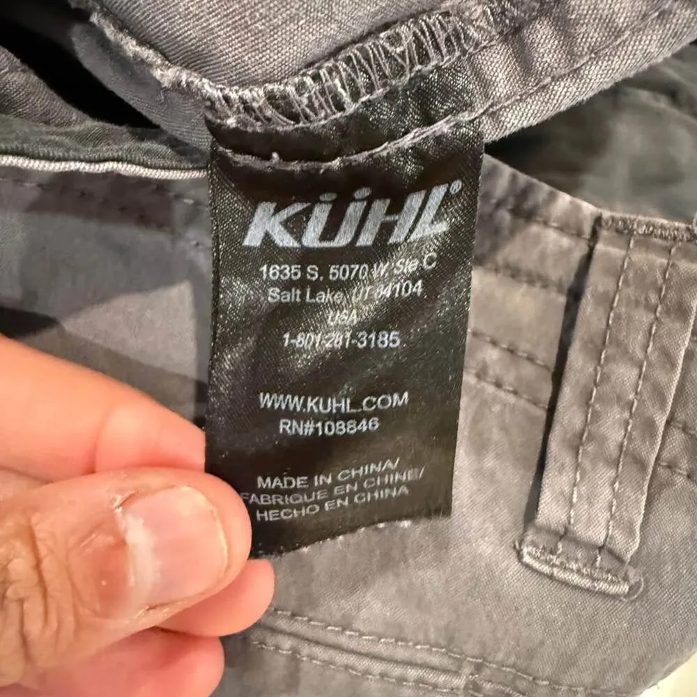 Kuhl Spire Roll Up Utility Pants Women's 8 Gray Stretch Hiking Outdoors Gorpcore - Image 8