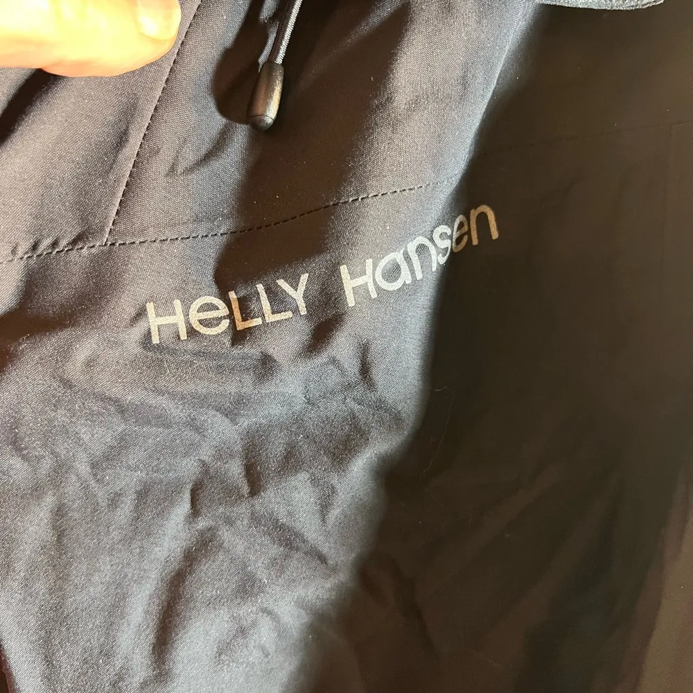 Helly Hansen Black Ski Snow Jacket High Collar Water-Resistant - Image 2