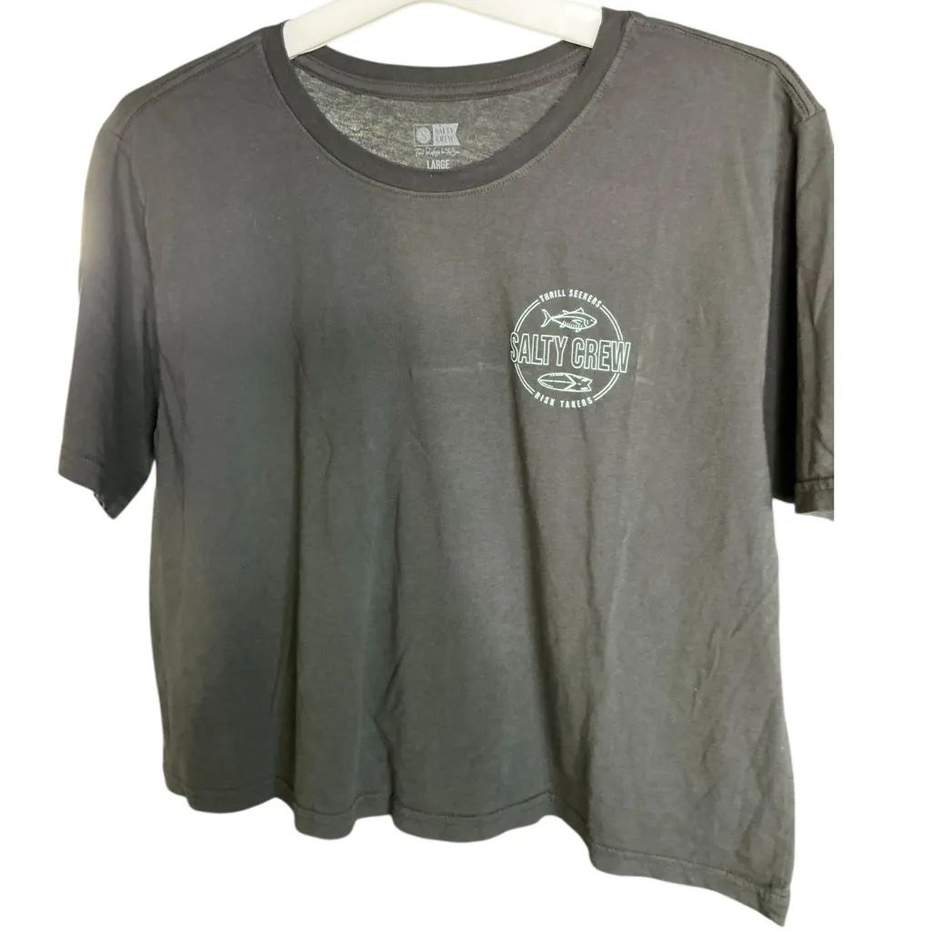 Salty Crew Women Charcoal Tee - Image 2