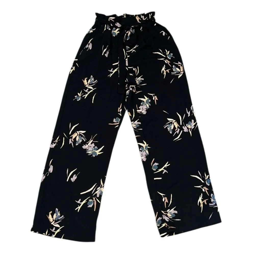 A New Day Floral Print Belted Pants(Size XS) - Image 2
