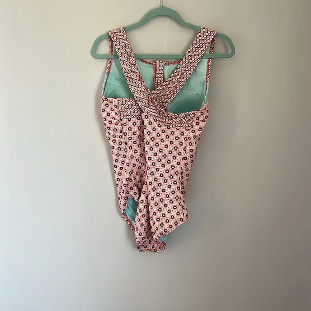 Lands End zip front swimsuit. Size 1X - Image 3