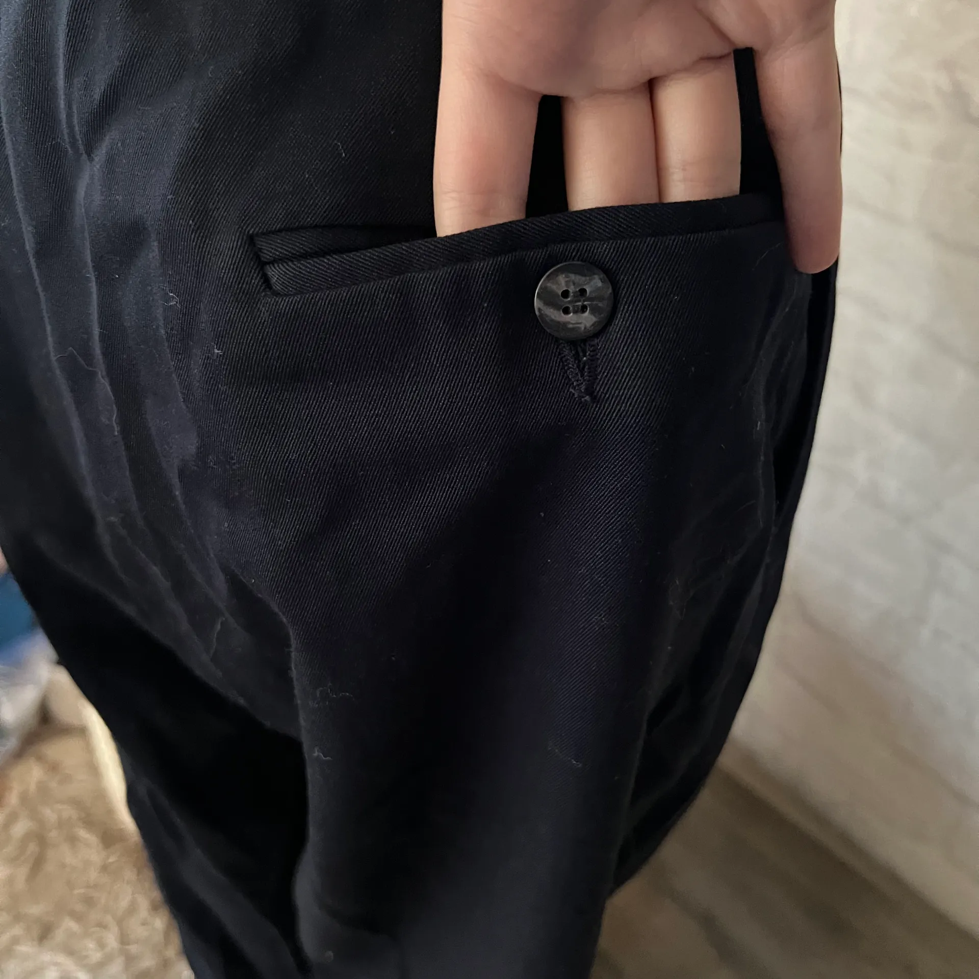 Vintage Blue  Tailored Pants - Image 8