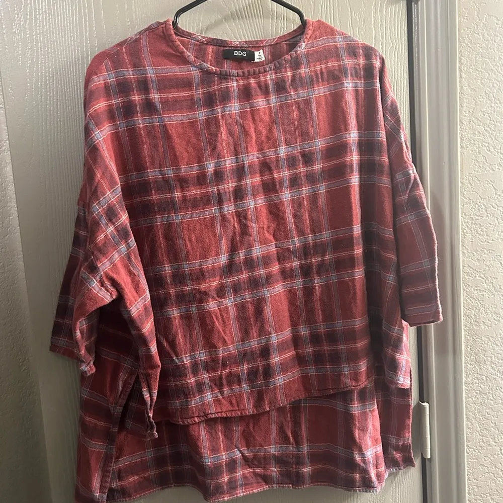 Urban Outfitters Extreme Boxy Flannel Top - Image 3