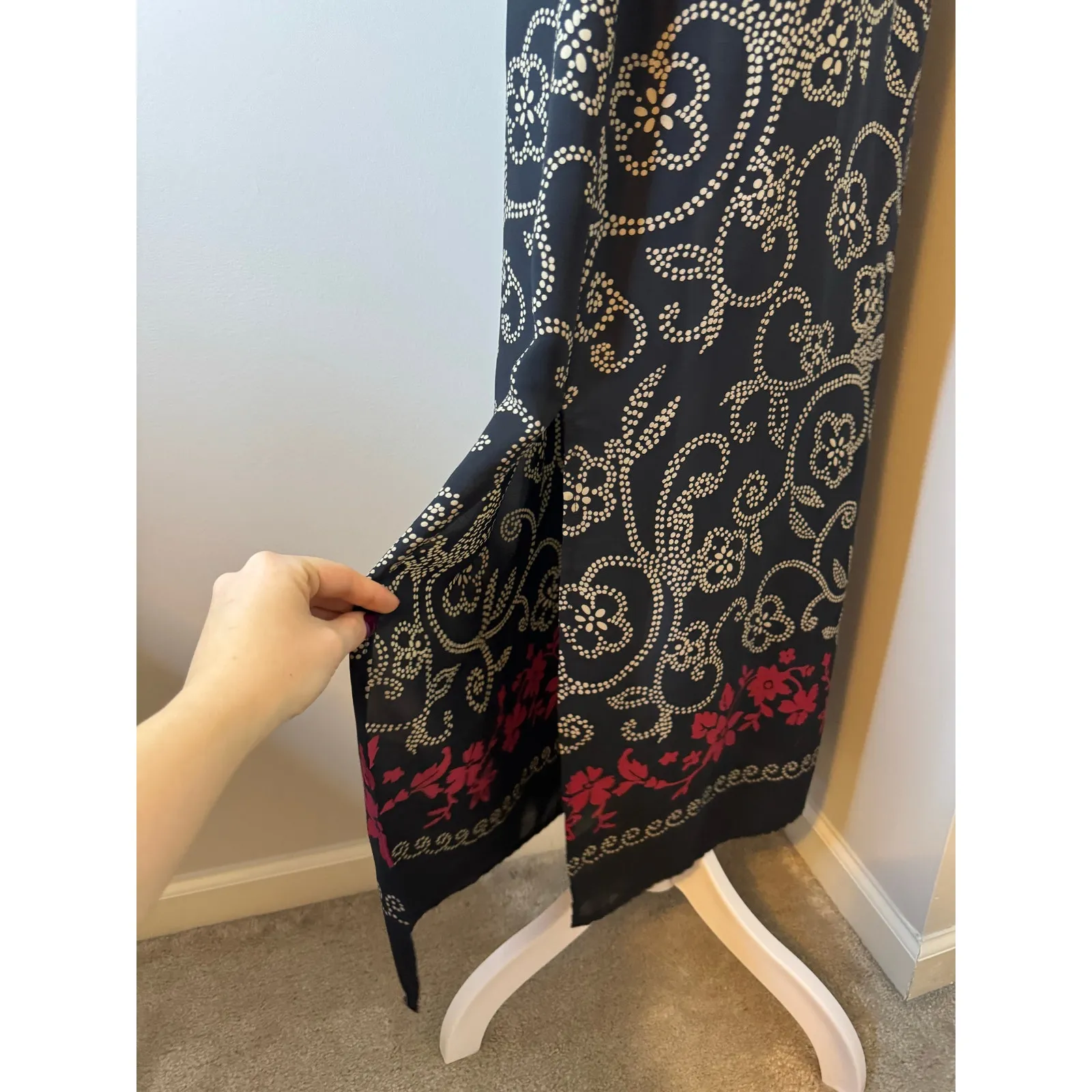 Vintage 90s Y2K Whimsygoth Floral Skirt - Image 3