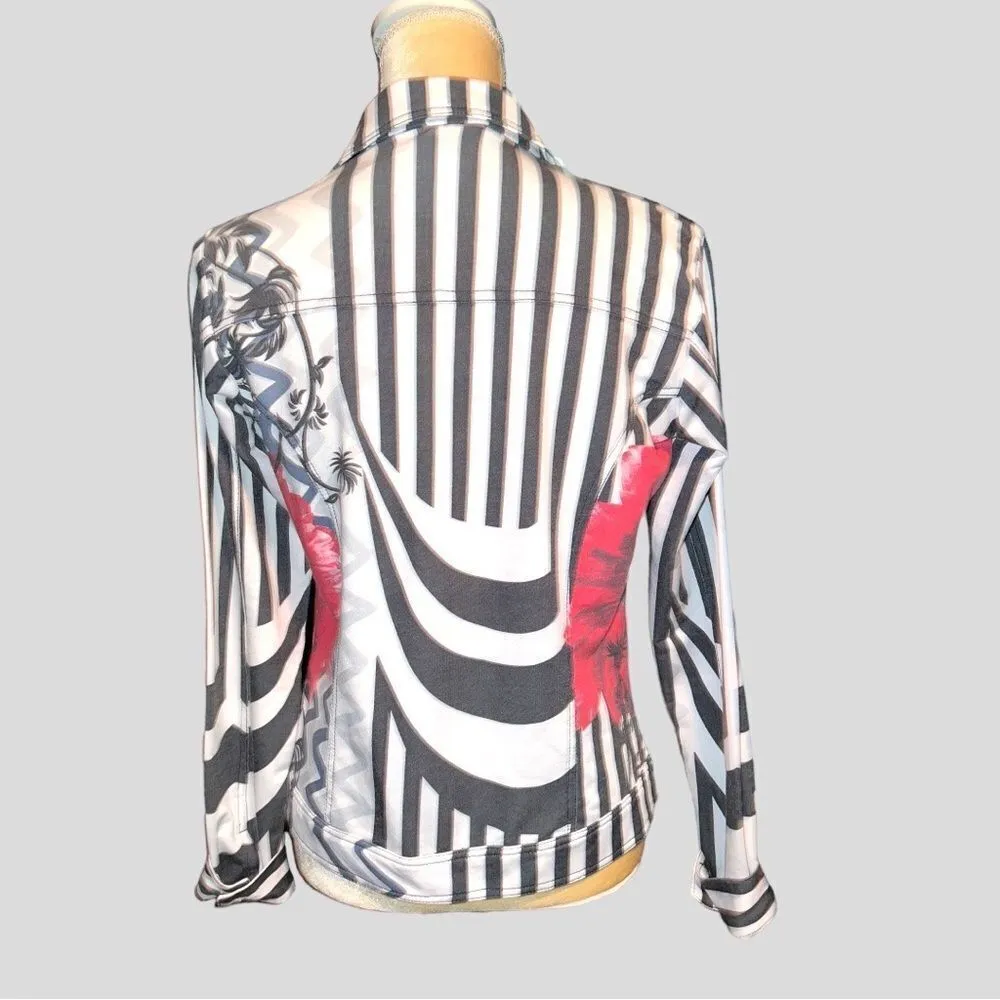 Tango Mango awesome unique design stretchy jacket! Black Size XS - Image 6