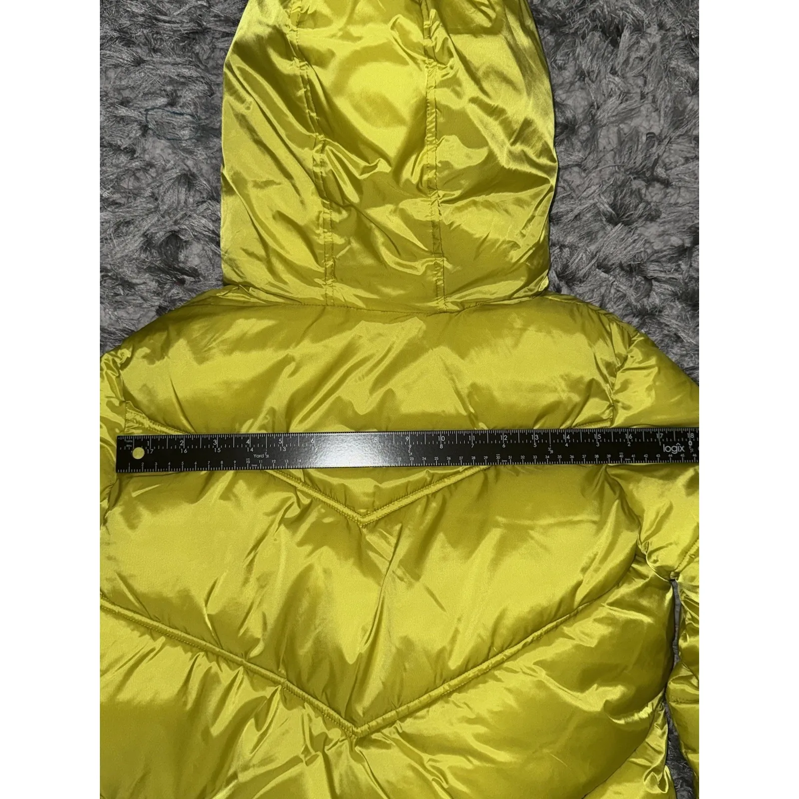 Ugg Coat Women Small Ronny Cropped Puffer Full Zip Hooded Thumb Holes‎ - Image 5