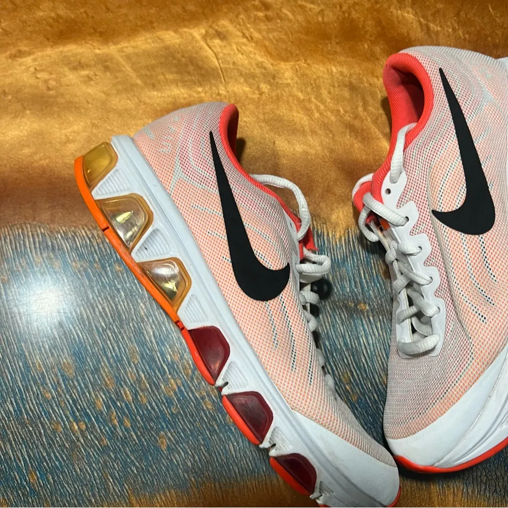 Nike Air Max TailWind Running Shoes size 6.5 Orange white pink - Image 7
