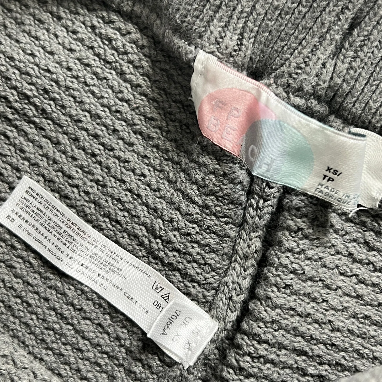 Free People Beach Hailee Waffle Knit Wide Leg Crop Pullover Matching Set - Image 9