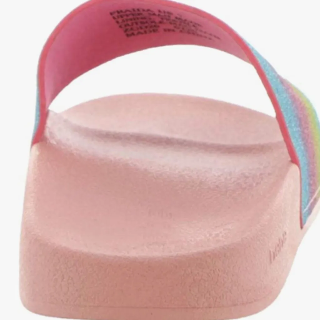 bebe Rainbow Slide Sandals in Multi Pink sz 8 - Image 6