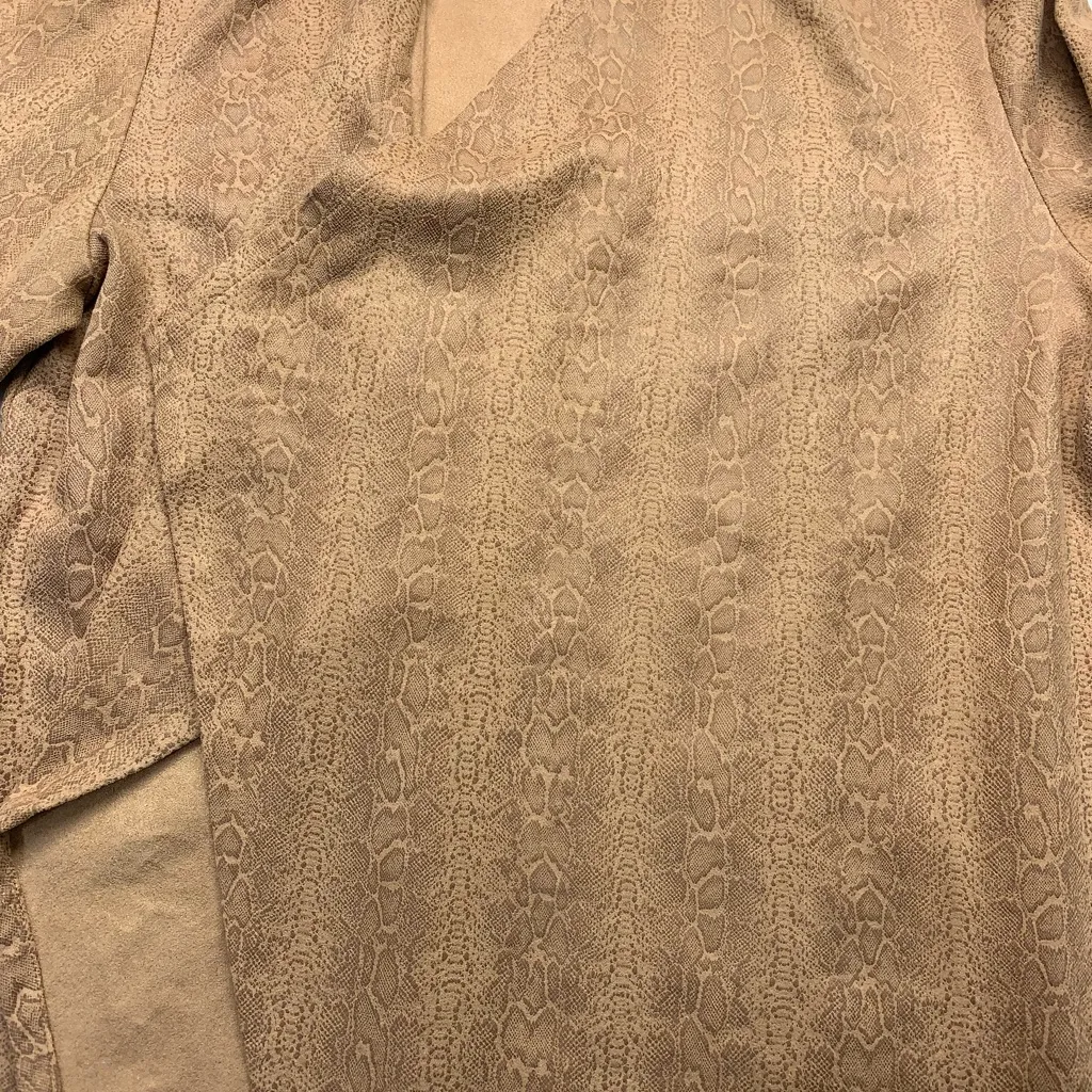 Fate + Fortune Tan Open Front Cardigan Size M - Image 5