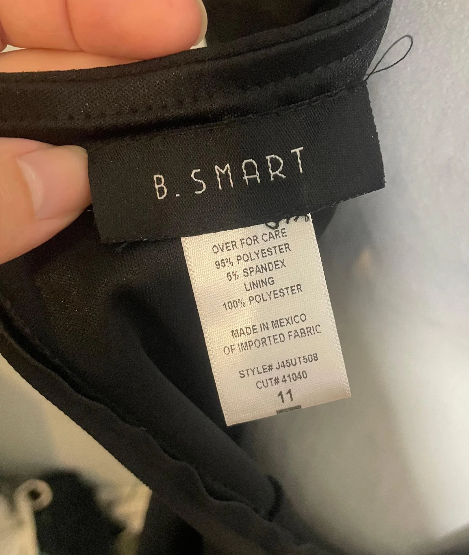 NWT Solid Black Fit and Flare Mini Dress Cocktail Party Juniors New - Image 6