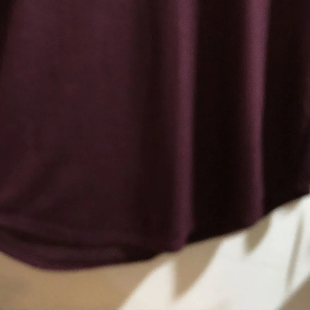 Apt.9 Round bottom Rouched quarter sleeve top - Image 7