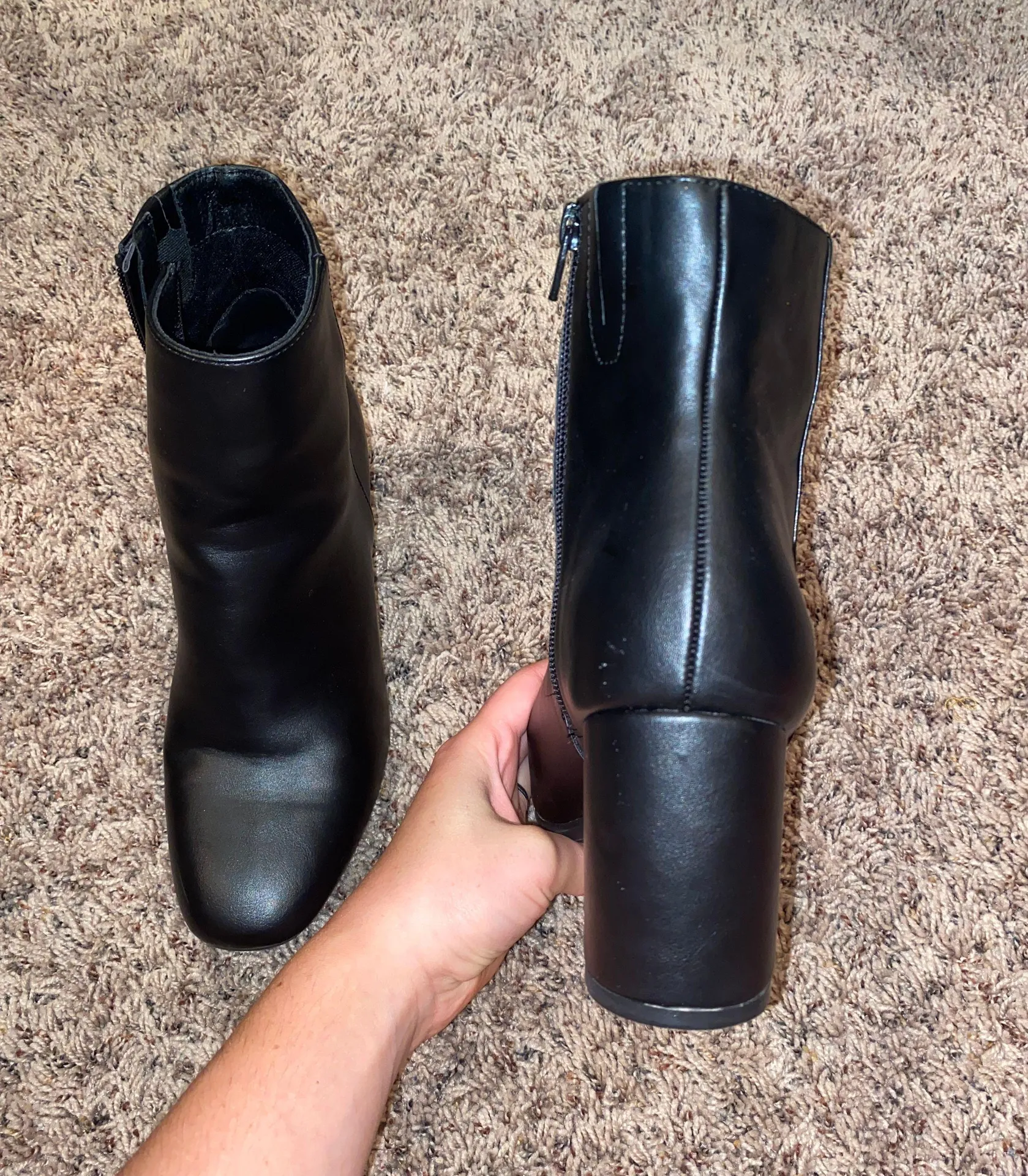 Target Black Block Heel Boots - Image 3