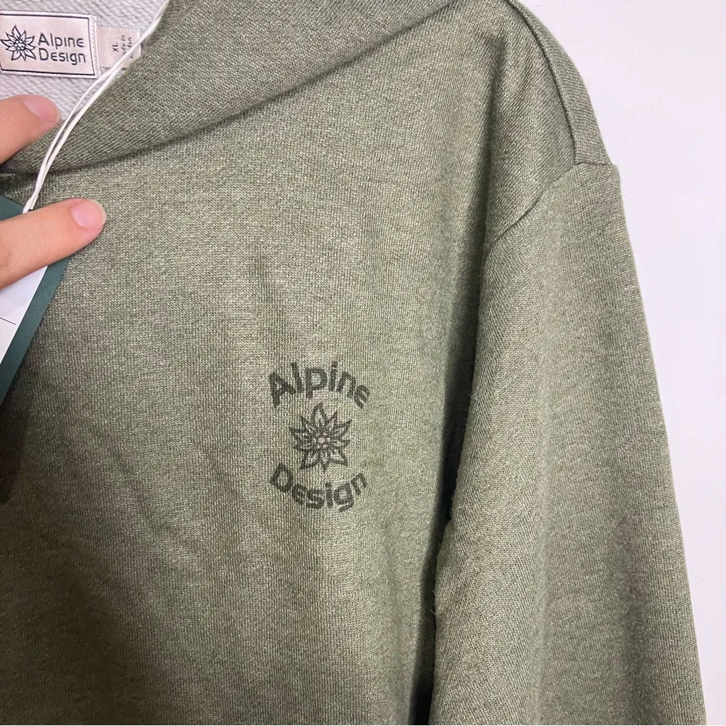Alpine Design olive green hike hoodie women’s size XL new with tags casual cozy‎ - Image 4